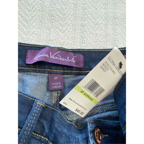 Gloria Vanderbilt 4P Average Amanda Classic Jeans - Picture 4 of 9